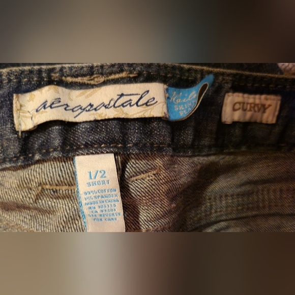 AEROPOSTALE, HAILEY SKINNY FLARE,SIZE 1/2 JEANS. ☆3 FOR $25☆ - Picture 4 of 4
